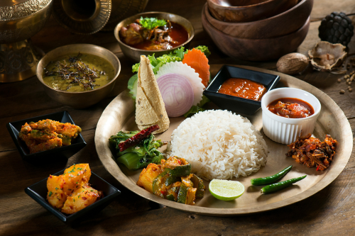 Food during Mardi Himal Trek