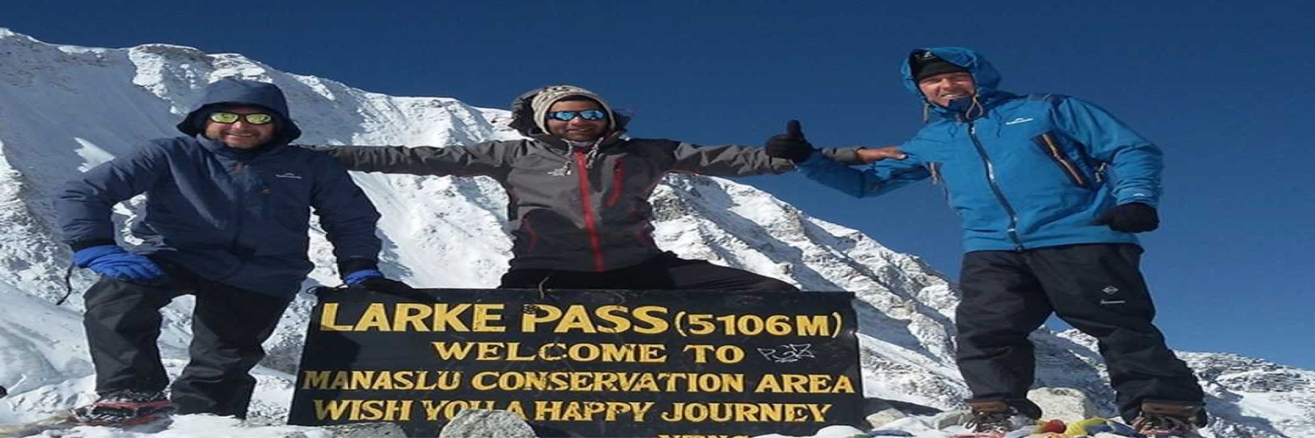 Larkya Peak Climbing with Manaslu Circuit Trek- 17 Days