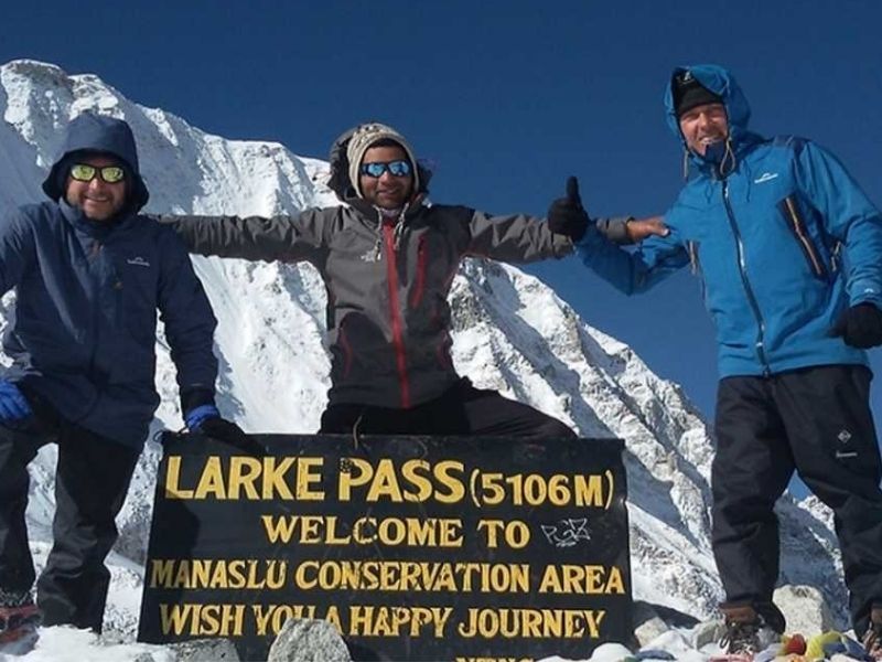 Larkya Peak Climbing with Manaslu Circuit Trek- 17 Days